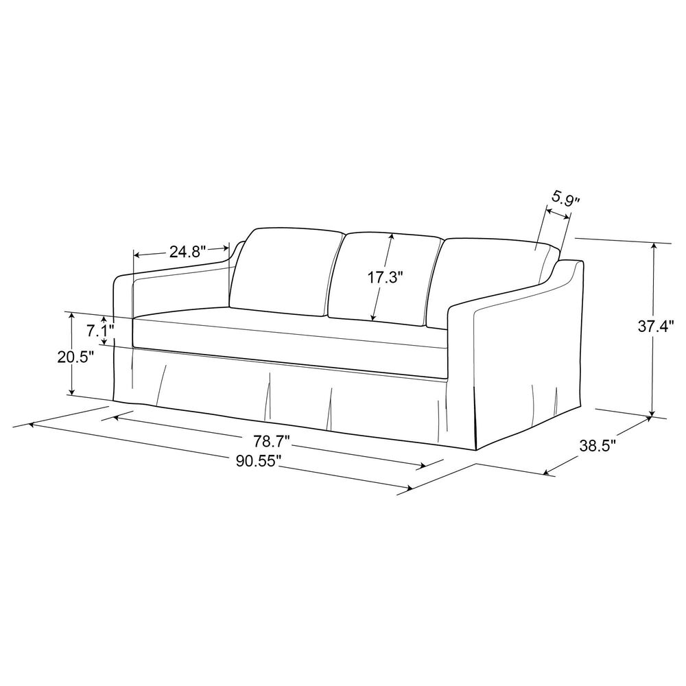 Lifestyle Solutions Haddington Convertible Sofa in Flax, , large