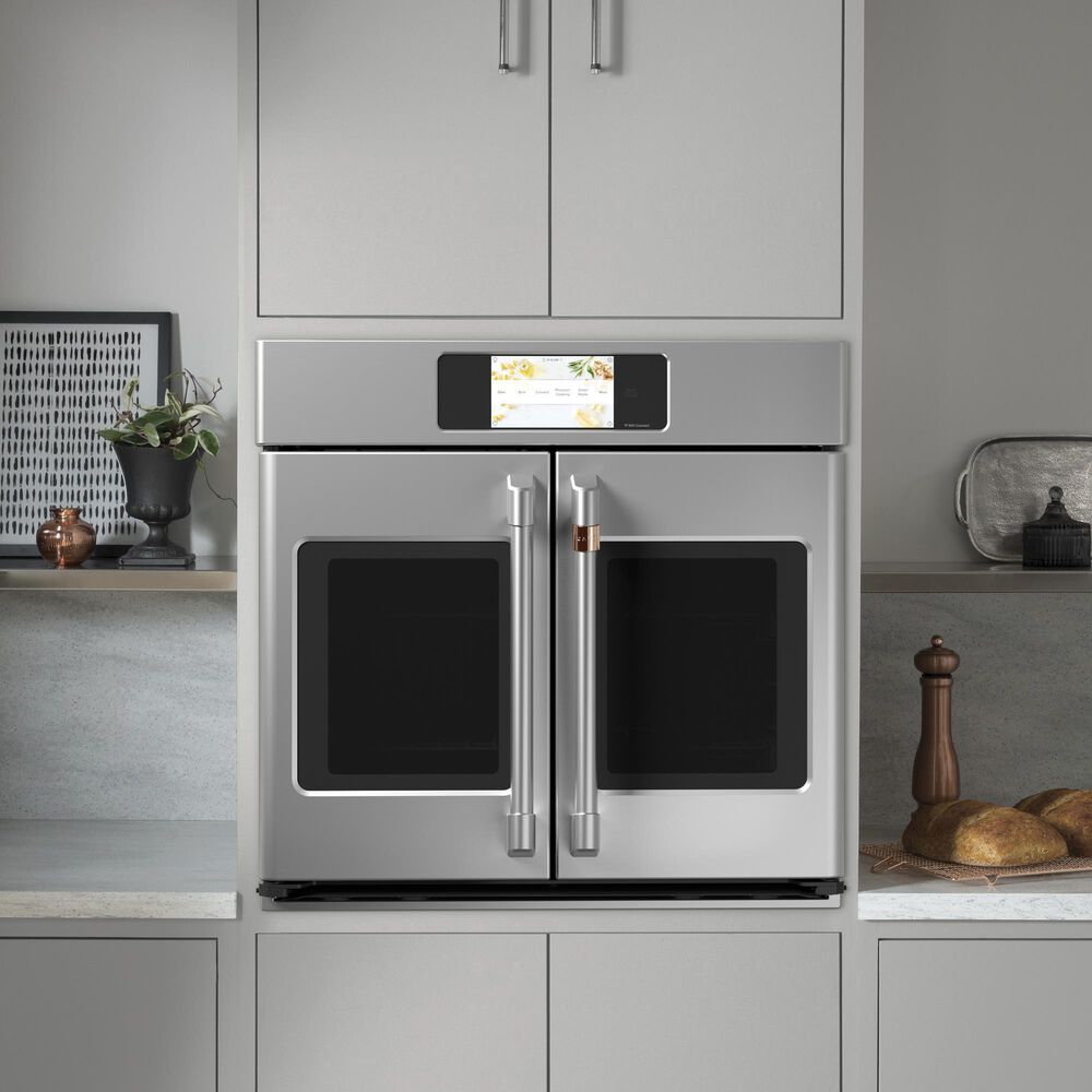 Cafe 30&quot; French-Door Single Wall Oven in Stainless Steel, , large