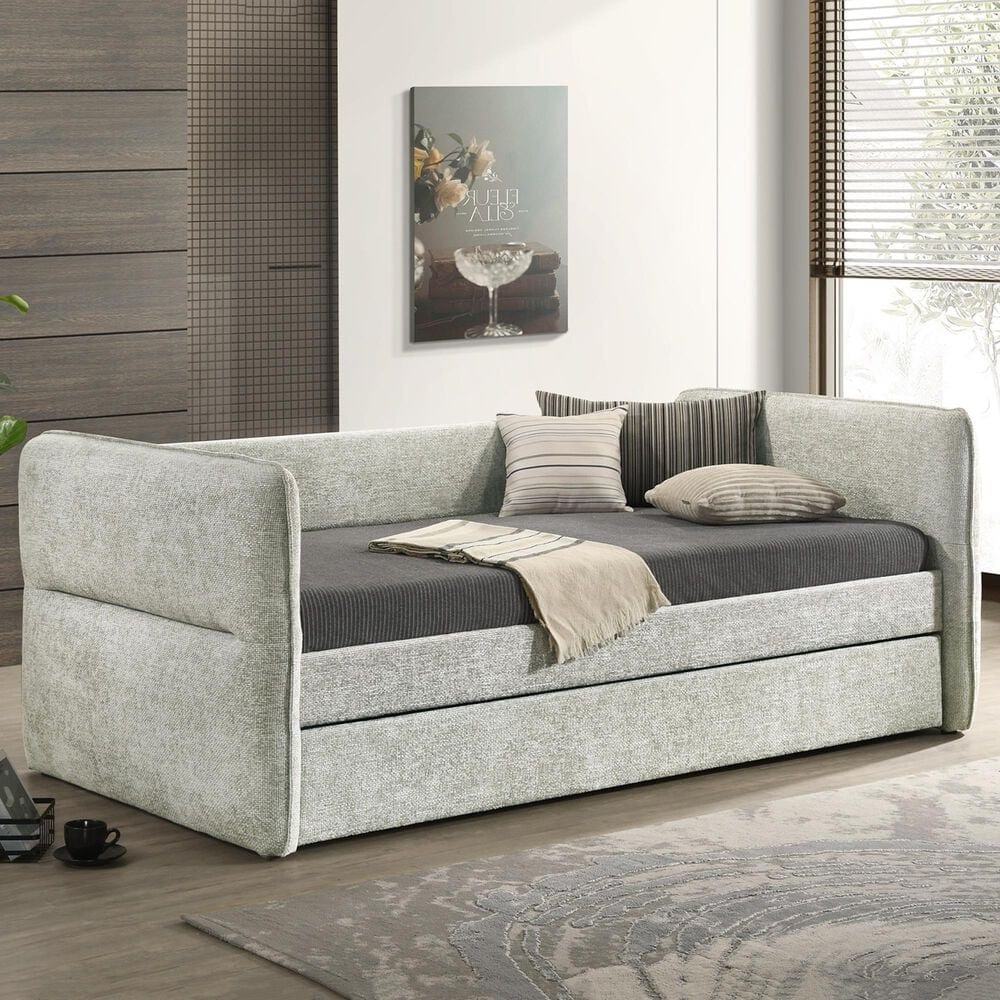 Claremont Philipa Daybed with Trundle in Light Gray, , large