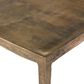 Bernhardt Benson Rectangular End Table in Vintage Brass, , large