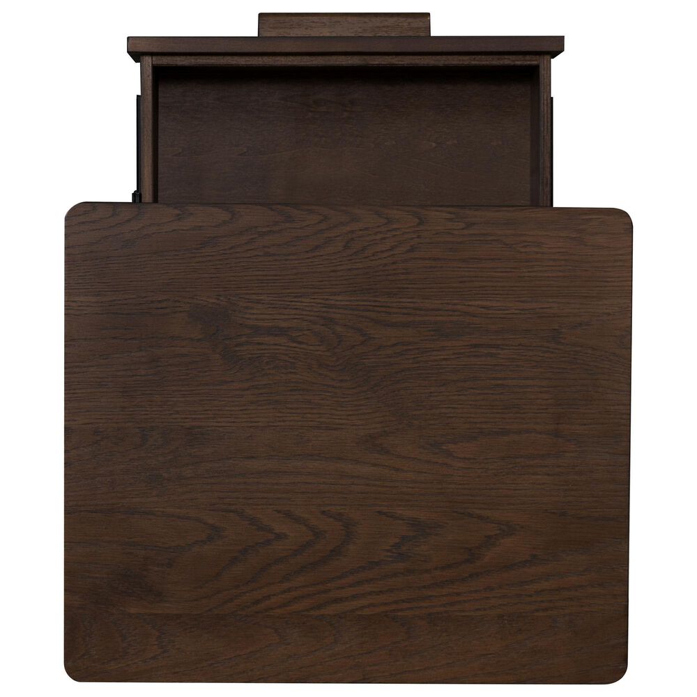 Linon Home Decor Wilcox Side Table in Espresso, , large