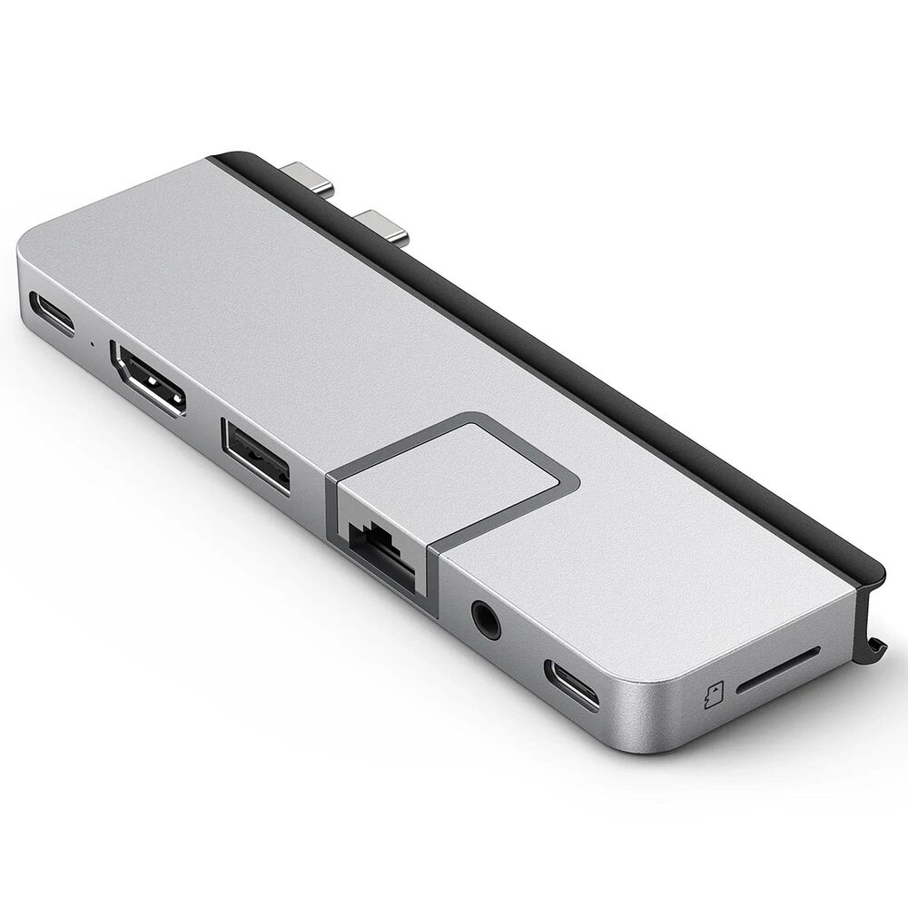 Targus HyperDrive Duo Pro 7-In-2 USB-C Hub in Silver, , large
