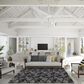 Dalyn Rug Company Seabreeze SZ4 9" x 12" Black Area Rug, , large