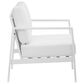 Linon Home Decor Holland Patio Armchair in White, , large