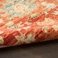 Nourison Antique Bloom Brick 8" x 10" Area Rug, , large