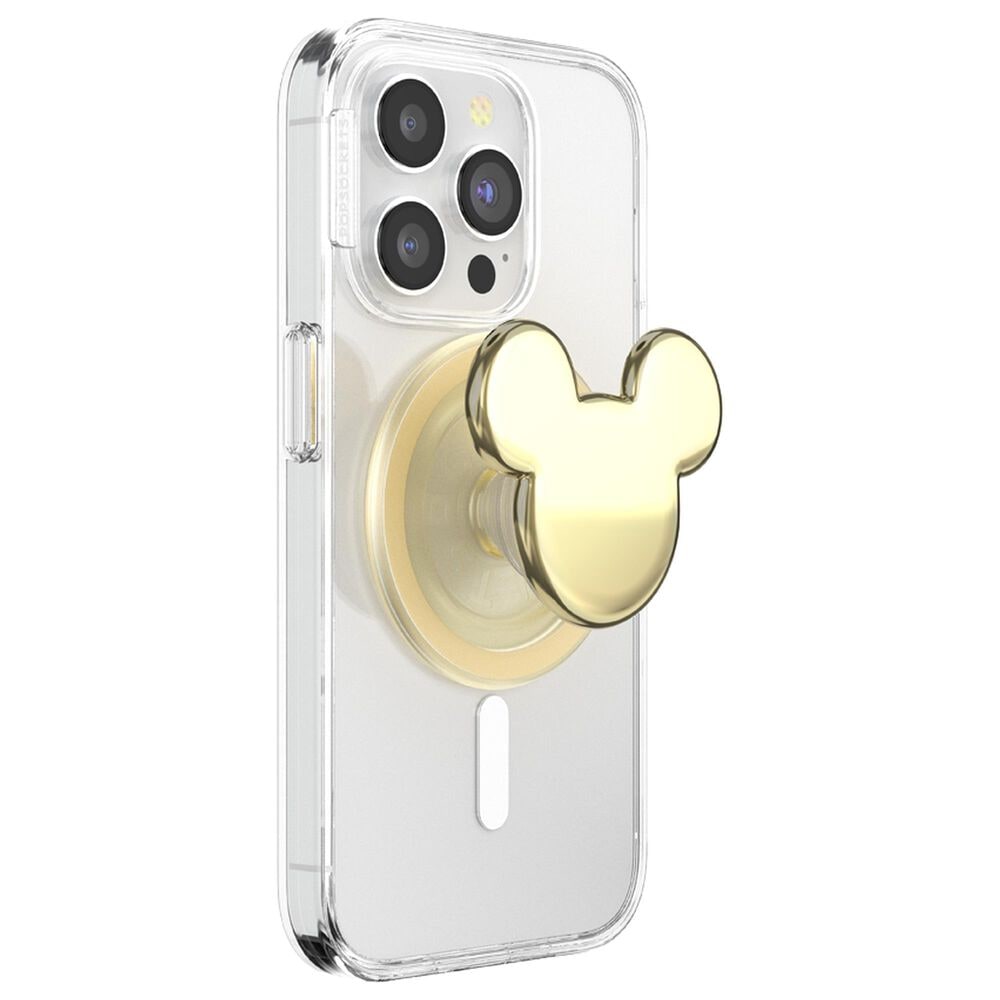 PopSockets Disney Luxe MagSafe PopGrip in Enamel Gold Mickey Head, , large