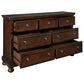 Millenium Porter 4-Piece King Bedroom Set in Rustic Brown, , large