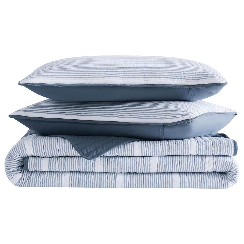 Pem America Brooklyn Loom Niari 2-Piece Twin/Twin XL Quilt Set in Blue, , large