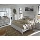 Signature Design by Ashley Kanwyn 4 Piece King Bedroom Set in Distressed Whitewash, , large