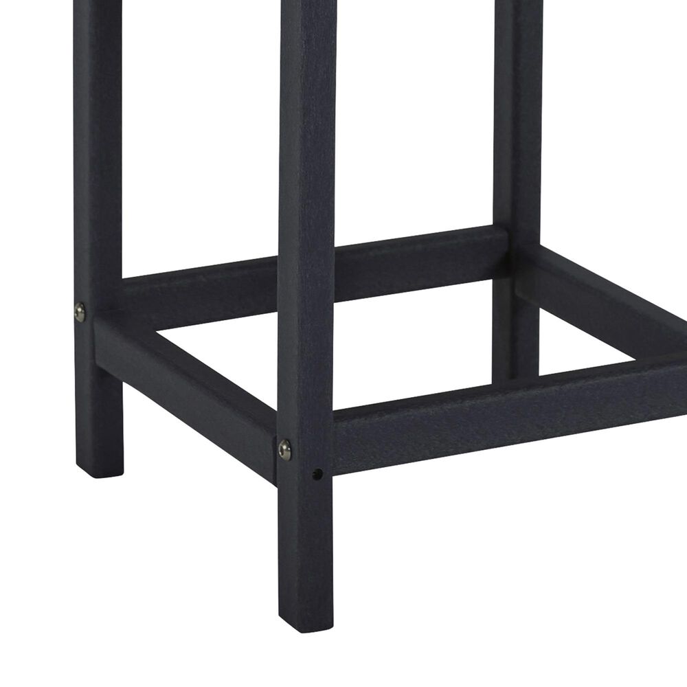 Ashley Sundown Treasure Patio Rectangular End Table in Black, , large