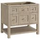 James Martin Vanities Breckenridge 36" Single Vanity in Whitewashed Oak with 3 cm Ethereal Noctis Quartz Top, , large
