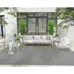 Nourison Courtyard Ivory and Blue 9" x 12" Indoor/Outdoor Area Rug, , large