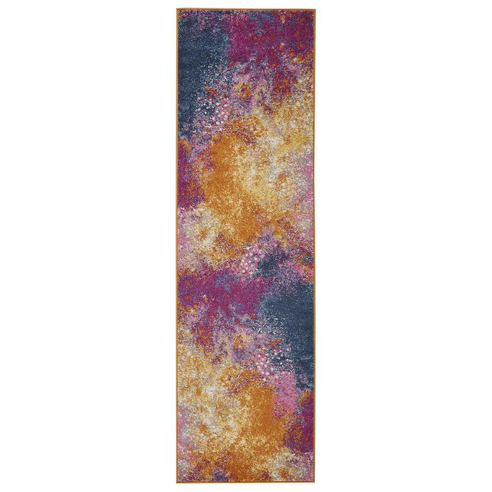 Nourison Passion PSN10 1"10" x 6" Sunburst Runner, , large