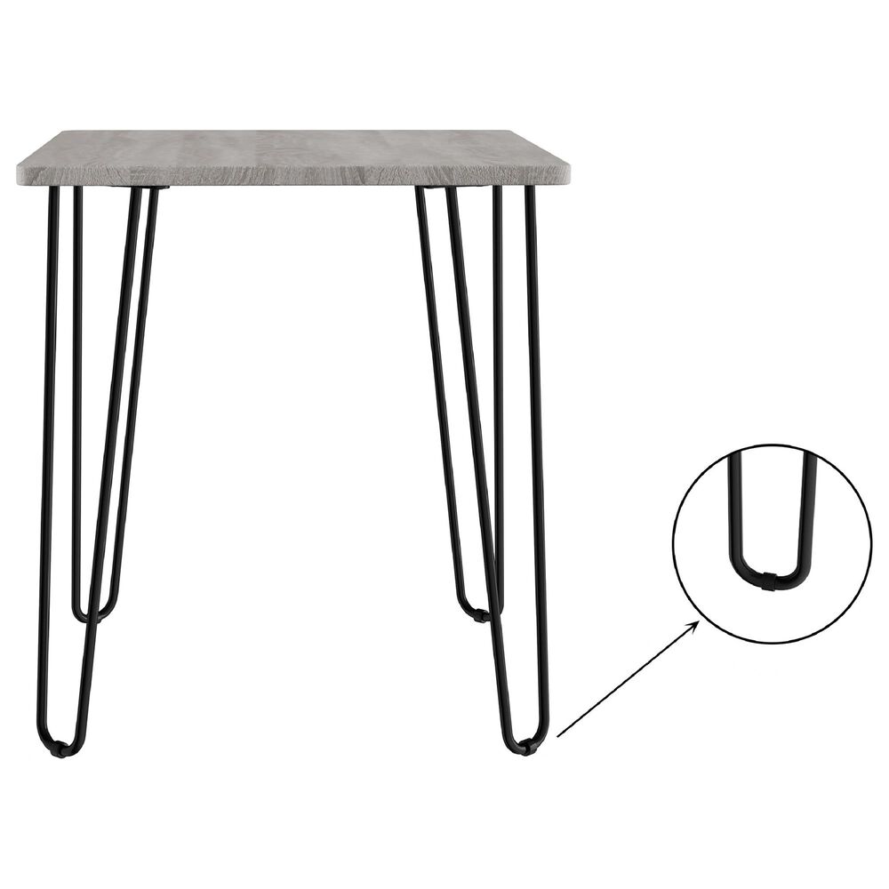 Timberlake Hastings Home End Table in Driftwood Gray, , large