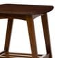 Baxton Studio Sacramento End Table in Dark Walnut, , large