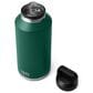 YETI Rambler 64 Oz Water Bottle with Chug Cap in Black Forest Green, , large