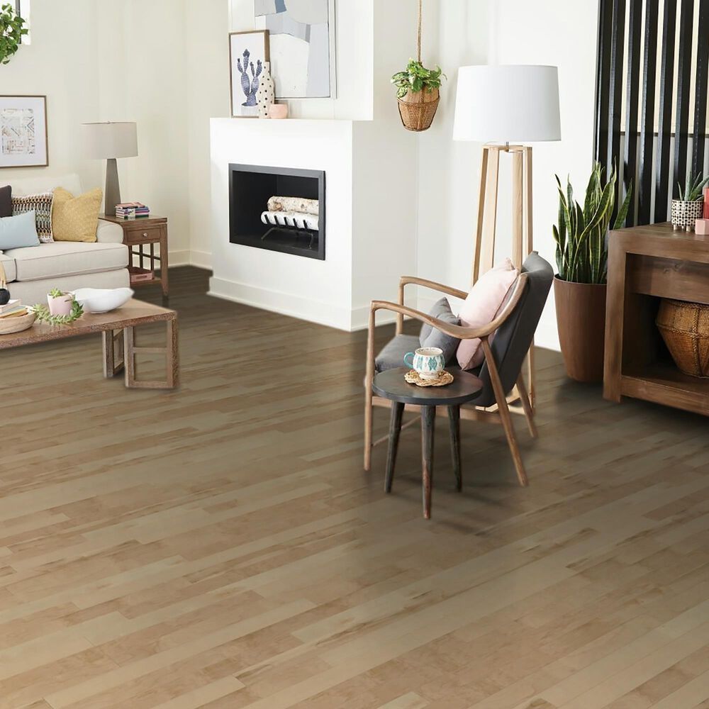Hartco Prime Harvest Natural Medium Gloss Maple 3 1/4&quot; Solid Hardwood, , large