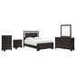 Ashley Covetown 5-Piece Queen Bedroom Set in Dark Brown, , large