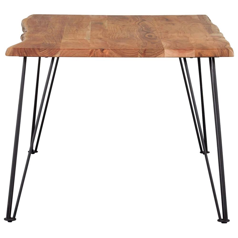 Pacific Landing Sherman Dining Table in Natural Acacia and Gunmetal - Table Only, , large