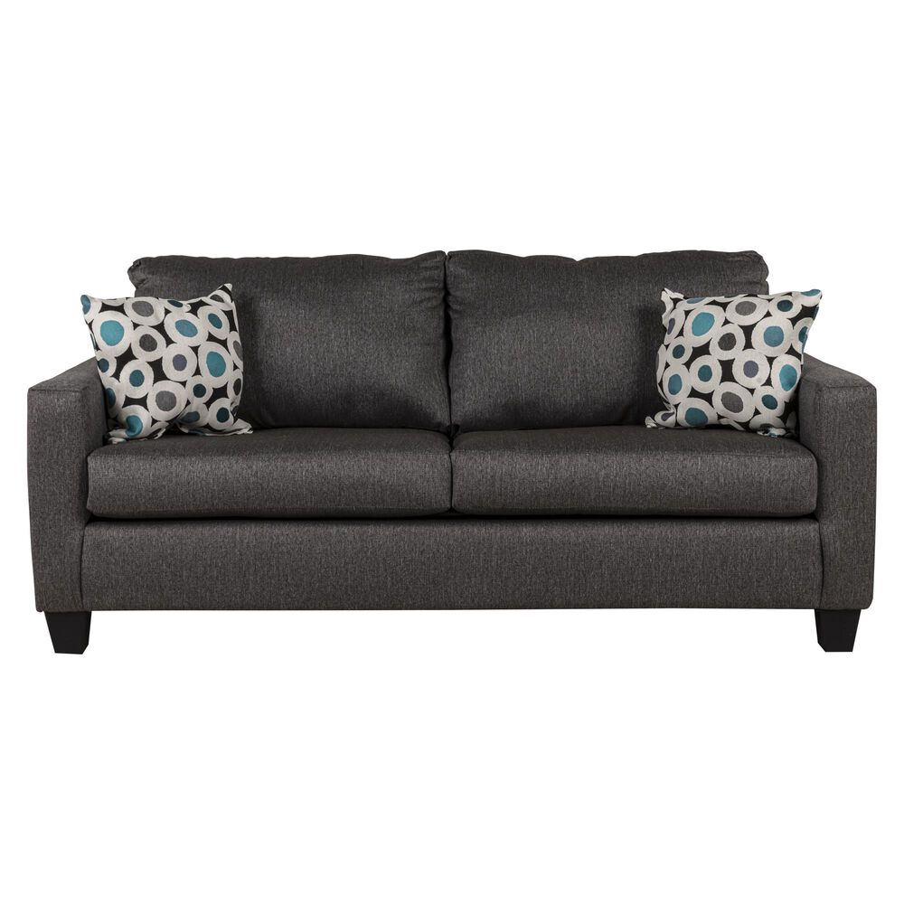 Carolina Furniture Cheree Sofa in Booyah Siver, , large