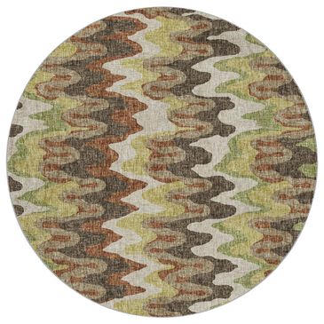 Dalyn Rug Company Lorenzo LN6 Chocolate 8" Round Area Rug, , large