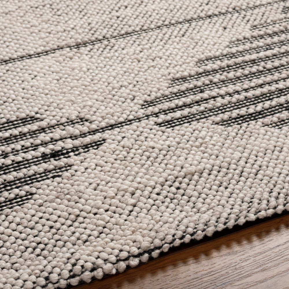 Surya Daffodil 2&#39;6&quot; x 8&#39; Light Grey and Beige Runner, , large