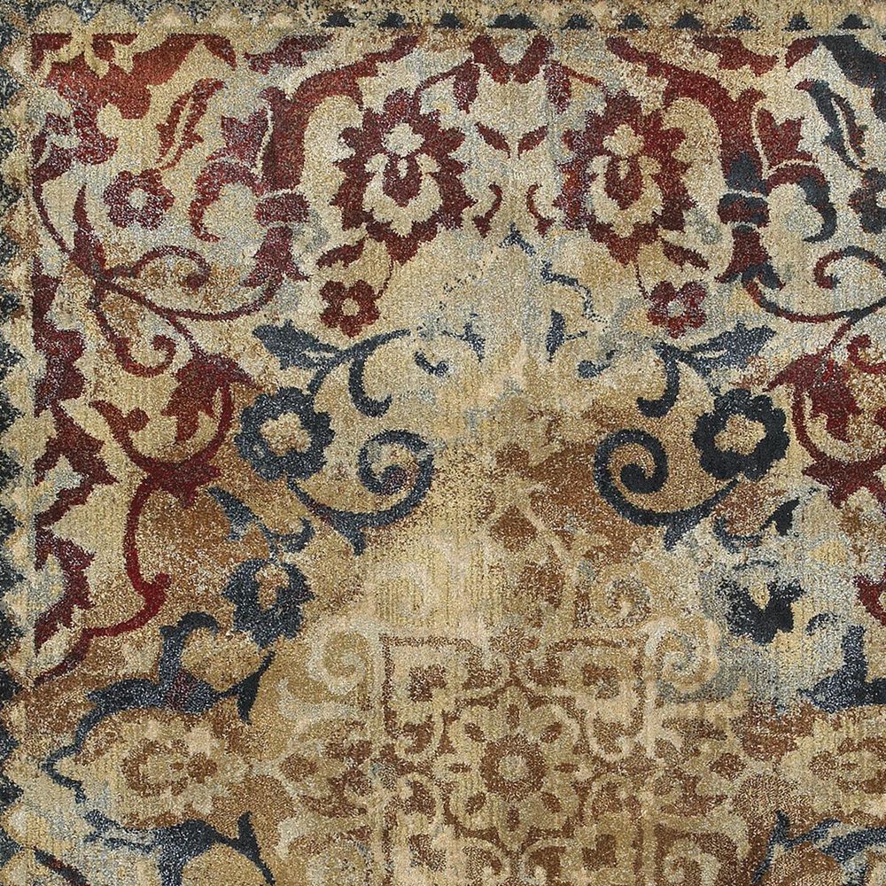 Oriental Weavers Empire 21J 9&#39;10&quot; x 12&#39;10&quot; Gold and Red Area Rug, , large