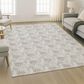 Dalyn Rug Company Soft Essentials Chevron Silver 5" x 7"6" Area Rug, , large