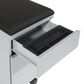 OSP Home File Cabinet in Black and Silver, , large