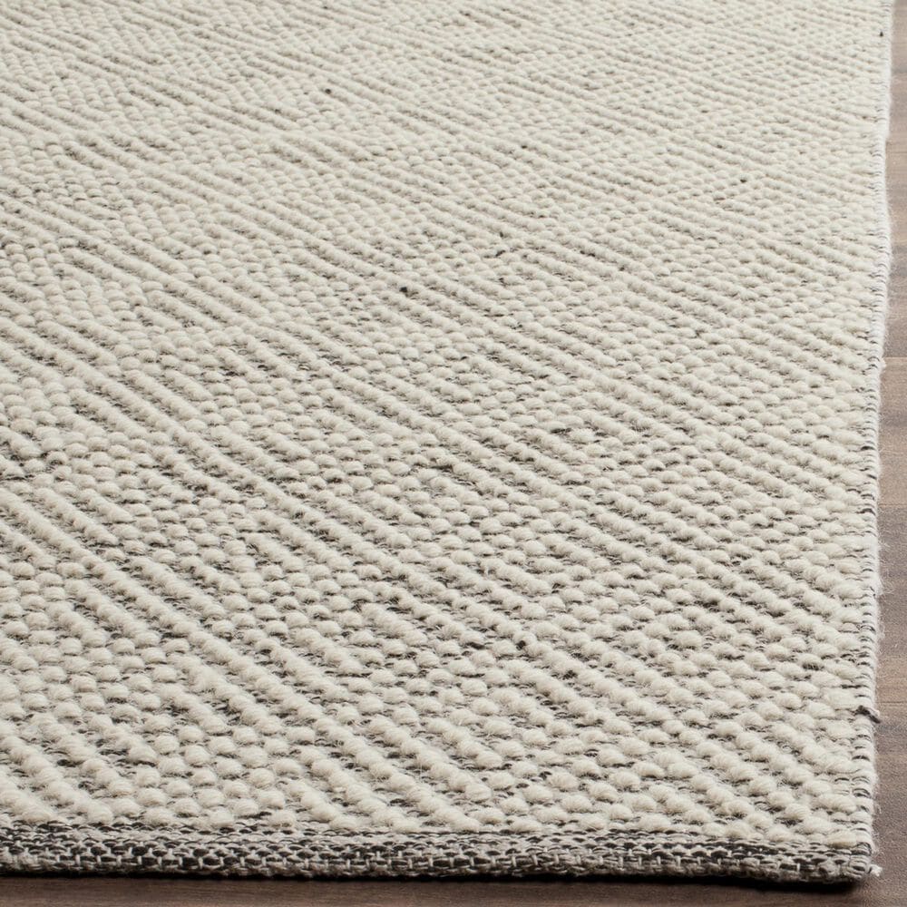 Safavieh Natura NAT503A 2&#39;3&quot; x 12&#39; Ivory and Light Grey Runner, , large