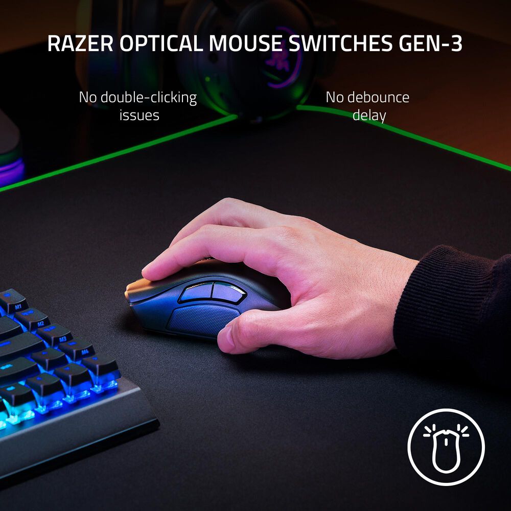 Razer Naga V2 Pro Wireless Mouse in Black, , large
