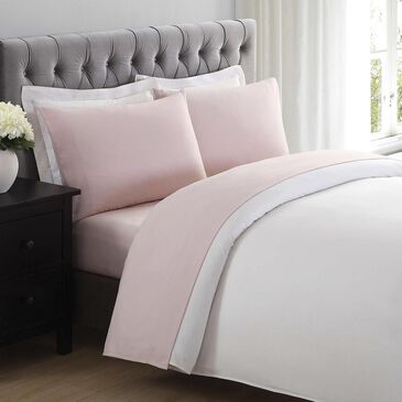 Pem America Truly Soft Everyday 4-Piece Full Sheet Set in Blush, , large