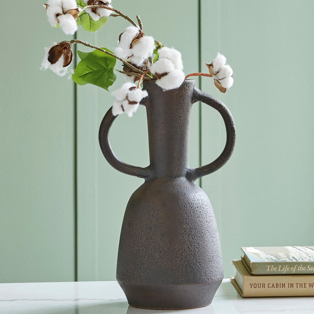 Ashley Aadeen 14&quot; Vase in Distressed Brown, , large