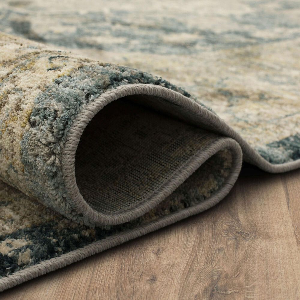 Karastan Marash Ezine 9&#39; x 12&#39;2&quot; Blue Area Rug, , large