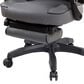 Rta Products Llc Fully Reclining Executive Office Chair with Footrest in Black and Grey, , large