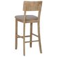 Linon Home Decor Jorissen Bar Stool in Grey Wash, , large