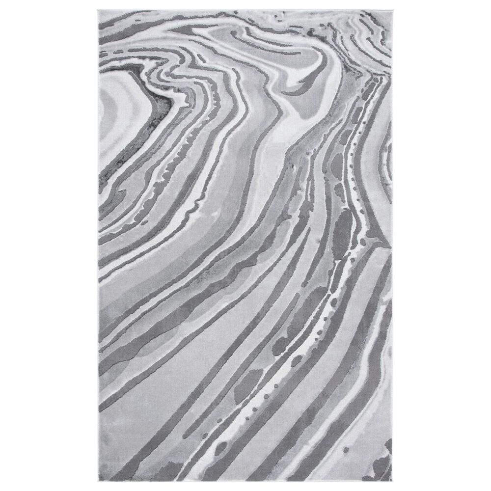 Safavieh Craft CFT843F 5"3" x 7"6" Light Grey and Grey Area Rug, , large