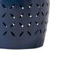 Hearth and Haven Lilac Outdoor Metal Side Table with Cylindrical Design in Dark Blue, , large