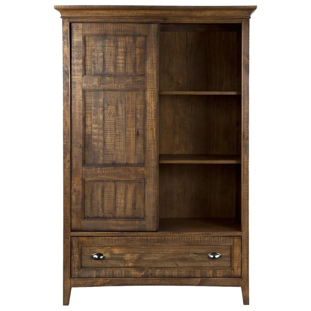 Nicolette Home Bay Creek Door Chest in Toasted Nutmeg, , large