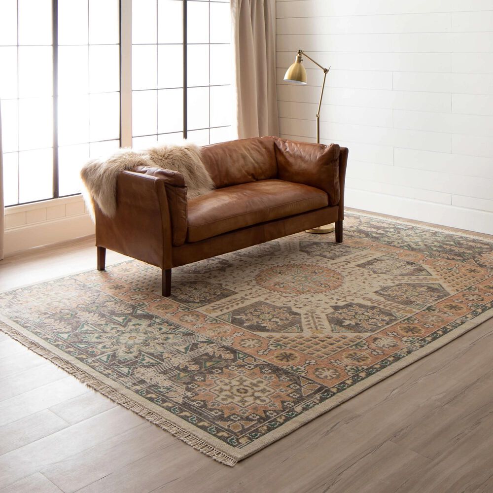 Karastan Paradigm RG144-4574 9&#39; x 12&#39; Delphine Grey Area Rug, , large