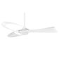 Minka-Aire Bowie 52" Ceiling Fan with LED Light in Flat White, , large