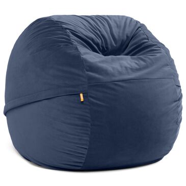 Jaxx Saxx 4" Large Round Bean Bag Chair in Navy Blue, , large