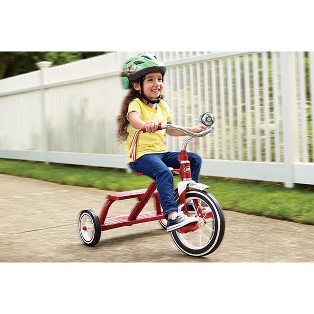 Radio Flyer 12&quot; Classic Dual Deck Tricycle in Red, , large