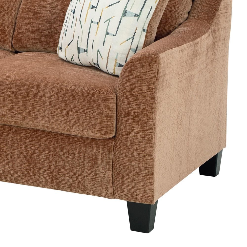 Ashley Amity Bay Stationary Sofa Chaise in Clay, , large