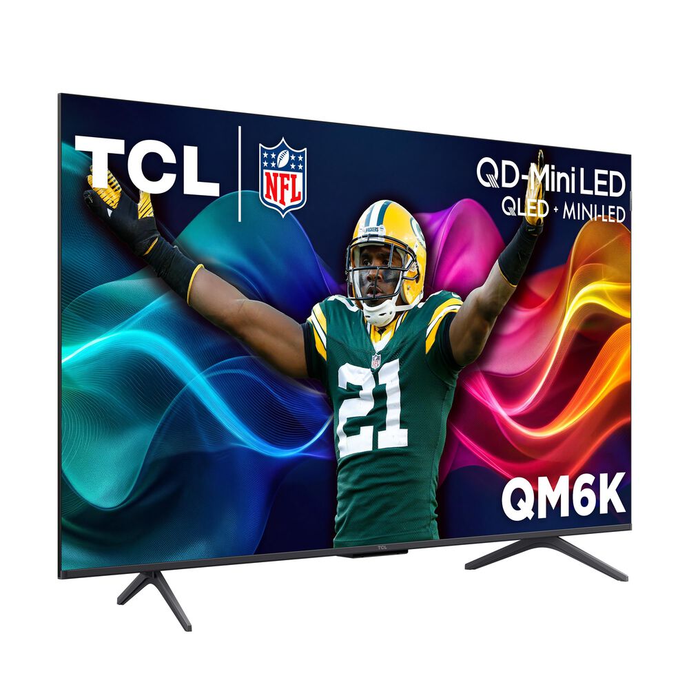 TCL 50" Class QM6K Series QD-Mini LED QLED 4K UHD in Black - Smart Google TV, , large