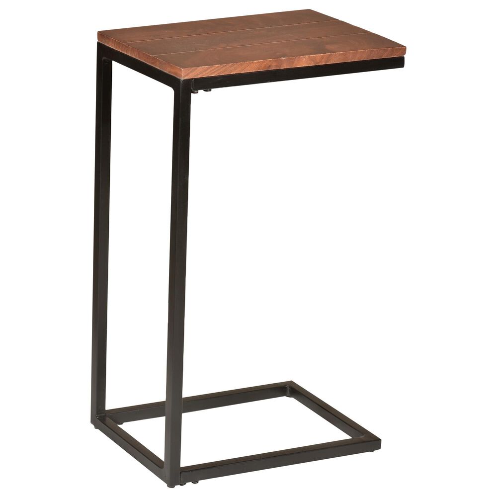 Carolina Chair and Table Aggie Computer Tray Table in Chestnut and Black, , large
