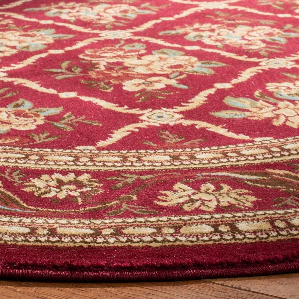 Safavieh Lyndhurst 5&#39;3&quot; Round Red Area Rug, , large