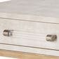 Splendor Living Benton Faux Shagreen Console Table in Cream, , large