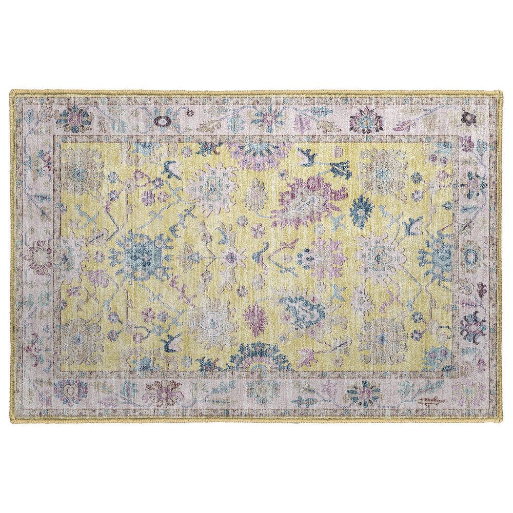 Dalyn Rug Company Hatay HY7 2"6" x 3"10" Yellow Area Rug, , large