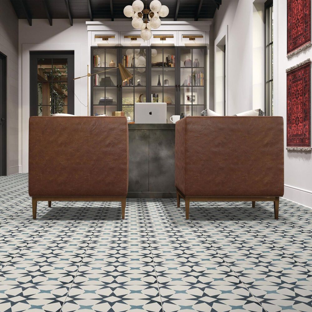 Dal-Tile Memoir Cosmo Blue 12&quot; x 12&quot; Ceramic Tile, , large